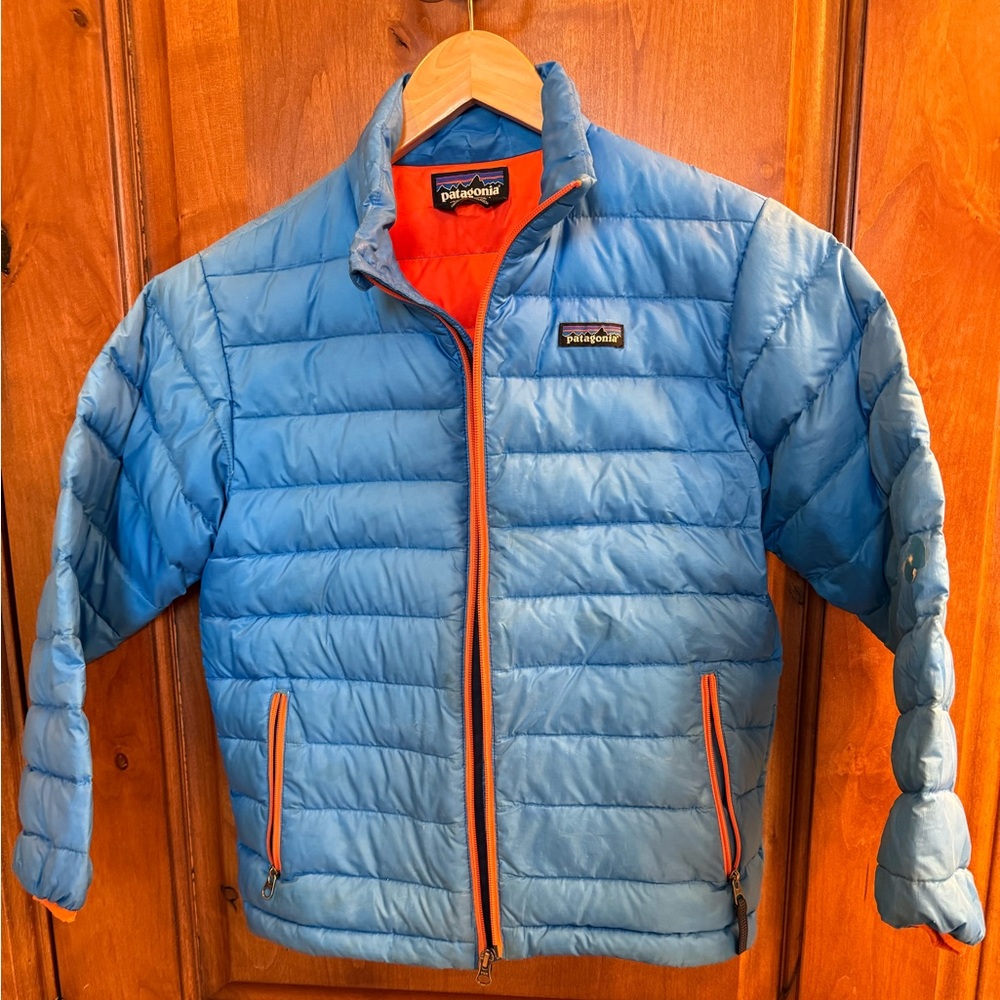 Patagonia children’s size 10 light puffy jacket.